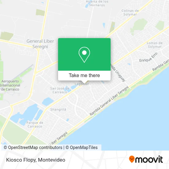 Kiosco Flopy map