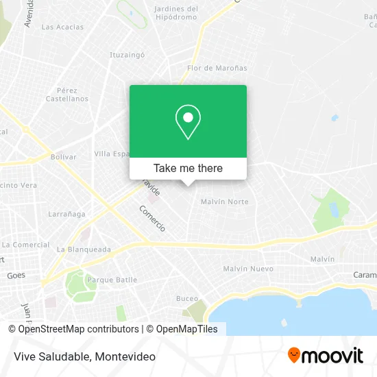 Vive Saludable map