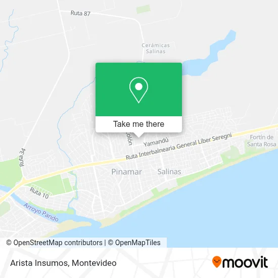 Arista Insumos map