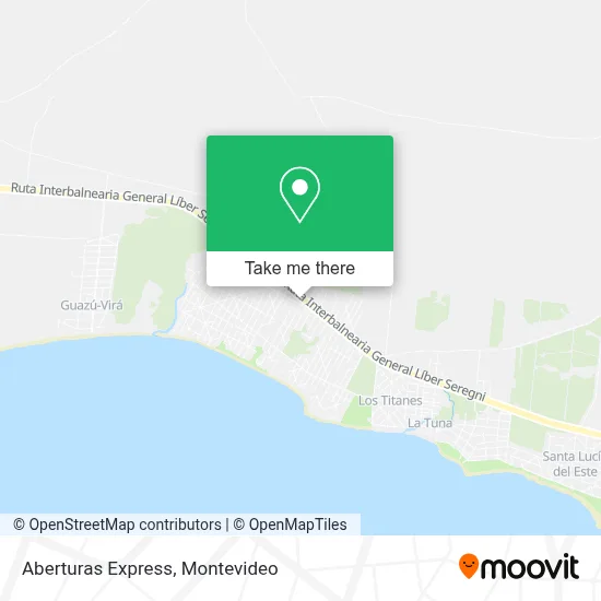 Aberturas Express map