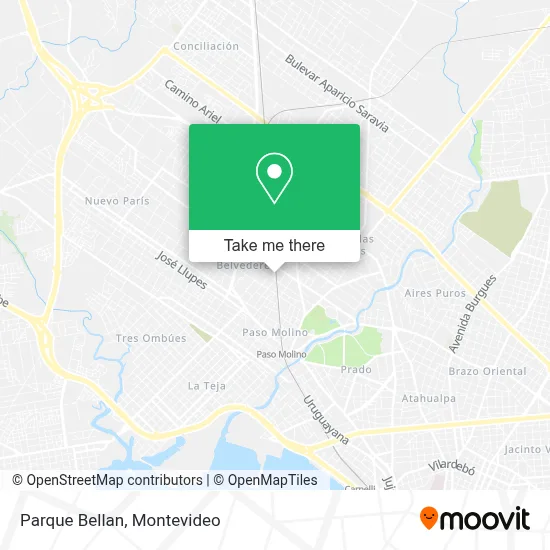 Parque Bellan map