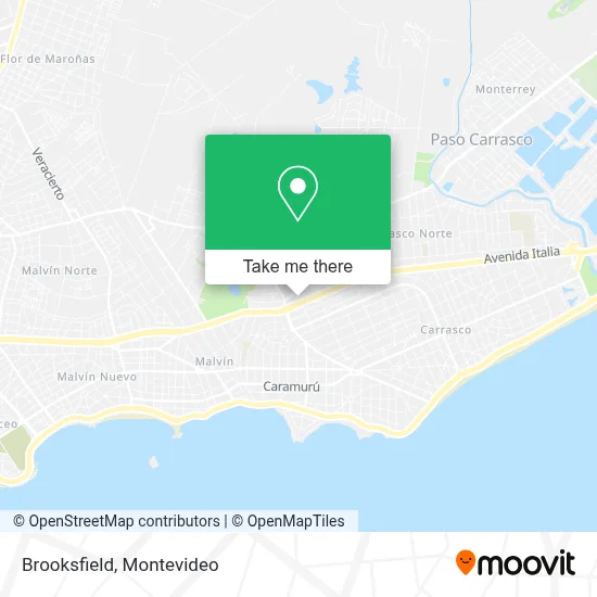 Brooksfield map