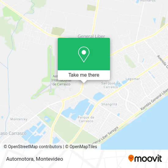 Automotora map