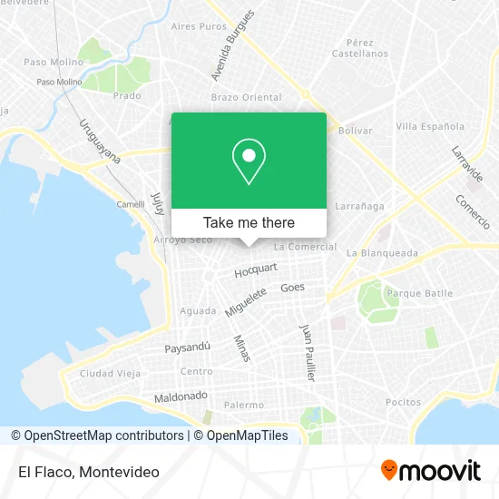 El Flaco map