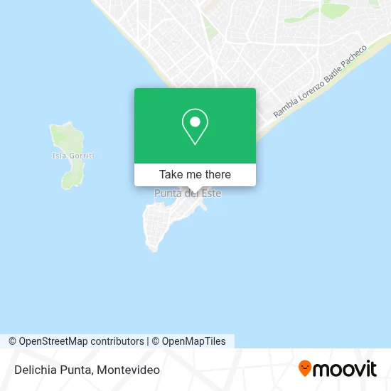 Delichia Punta map