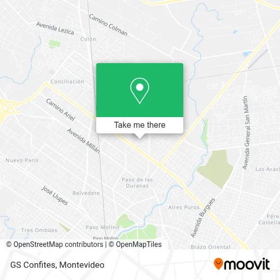 GS Confites map