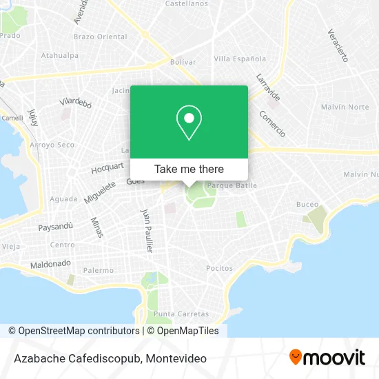 Azabache Cafediscopub map