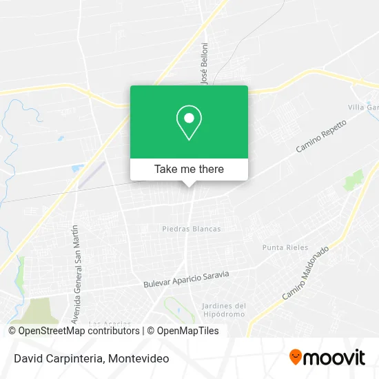 David Carpinteria map