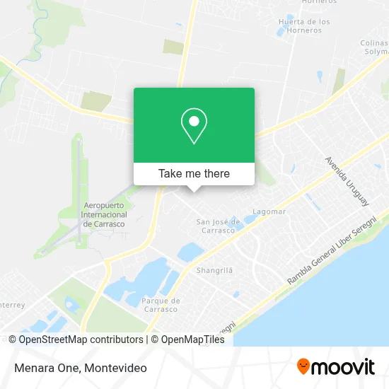 Menara One map