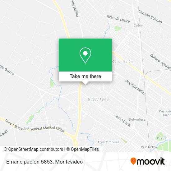 Mapa de Emancipación 5853