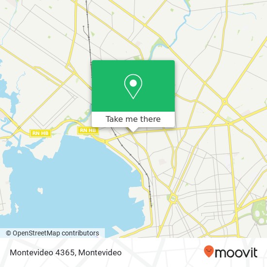 Montevideo 4365 map