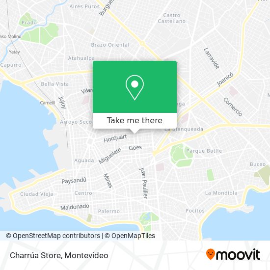 Charrúa Store map