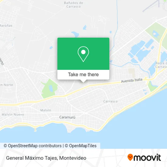 General Máximo Tajes map