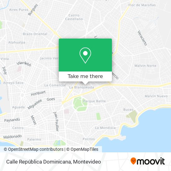 Calle República Dominicana map