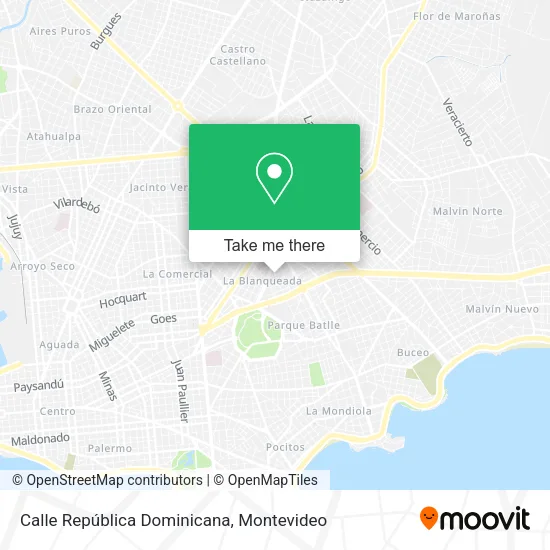 Calle República Dominicana map