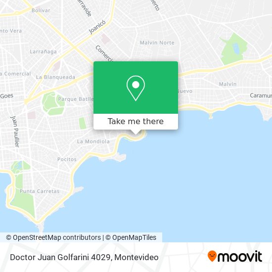 Doctor Juan Golfarini 4029 map