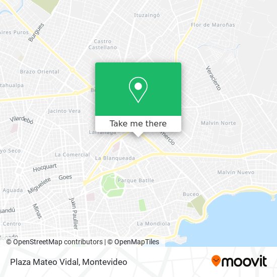 Plaza Mateo Vidal map