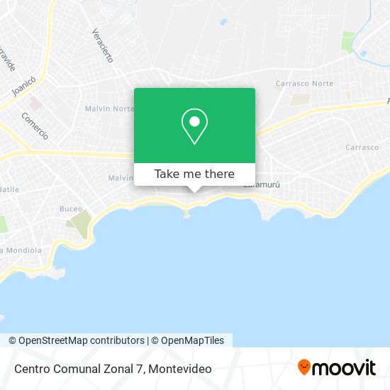 Centro Comunal Zonal 7 map
