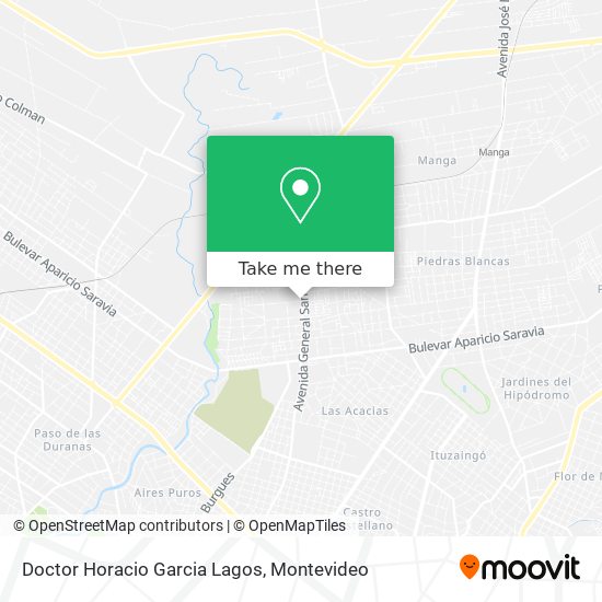 Doctor Horacio Garcia Lagos map