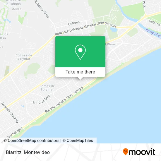 Biarritz map