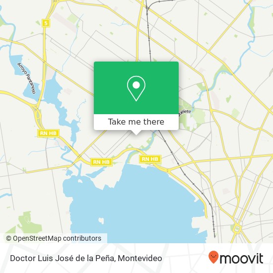 Doctor Luis José de la Peña map