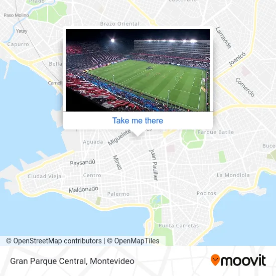 Gran Parque Central map