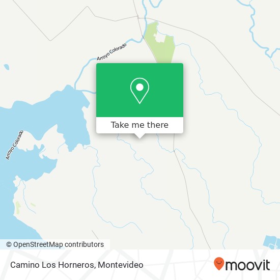 Camino Los Horneros map