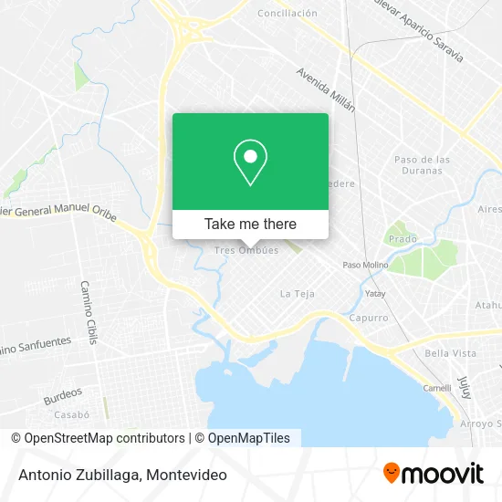 Mapa de Antonio Zubillaga