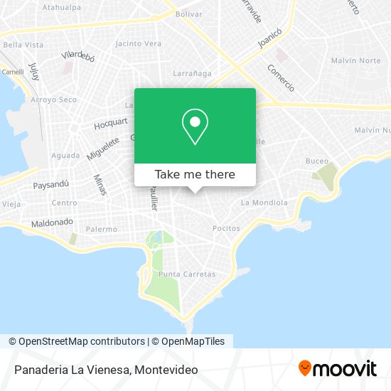 Mapa de Panaderia La Vienesa