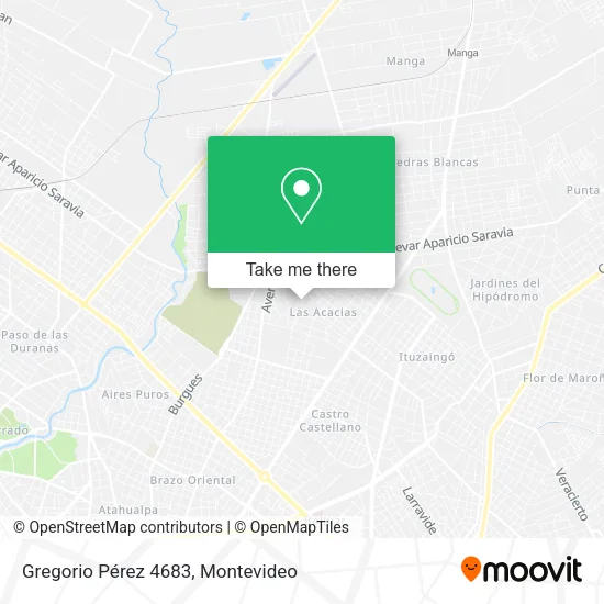 Mapa de Gregorio Pérez 4683