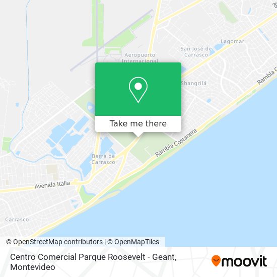 Centro Comercial Parque Roosevelt - Geant map