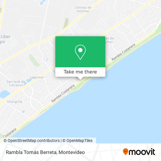 Rambla Tomás Berreta map