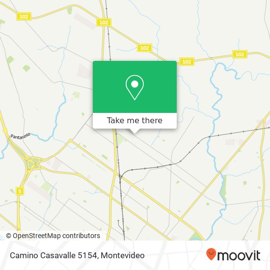 Camino Casavalle 5154 map