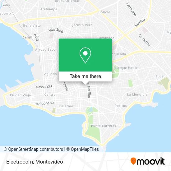 Mapa de Electrocom