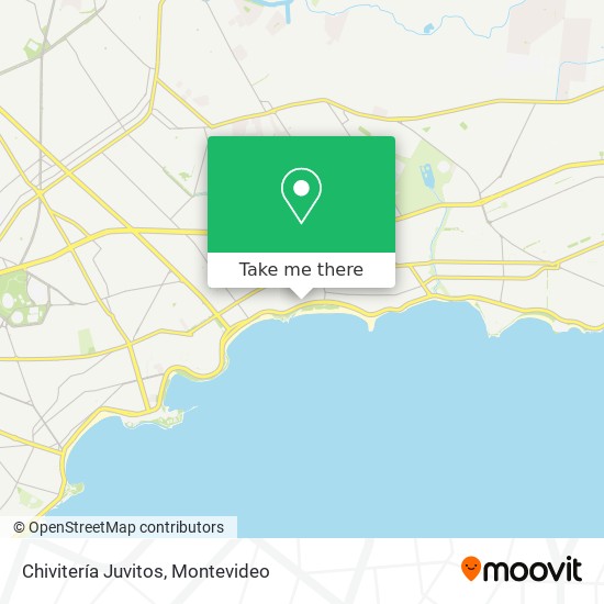 Chivitería Juvitos map