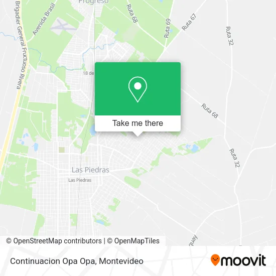 Mapa de Continuacion Opa Opa