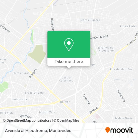 Avenida al Hipódromo map