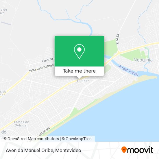 Avenida Manuel Oribe map
