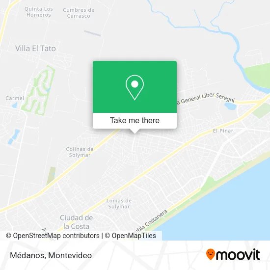 Mapa de Médanos