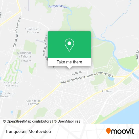 Tranqueras map