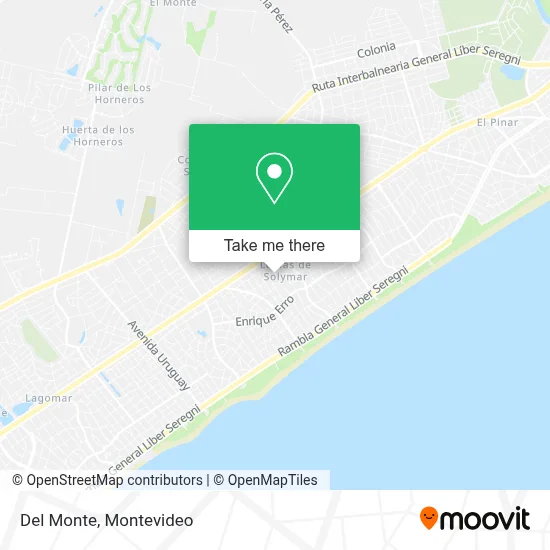 Del Monte map