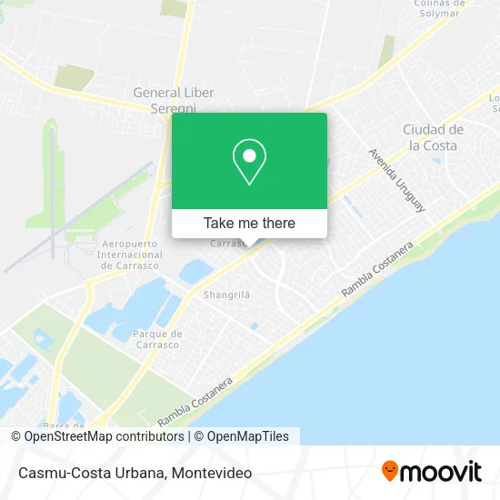 Mapa de Casmu-Costa Urbana