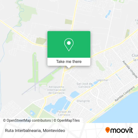 Ruta Interbalnearia map