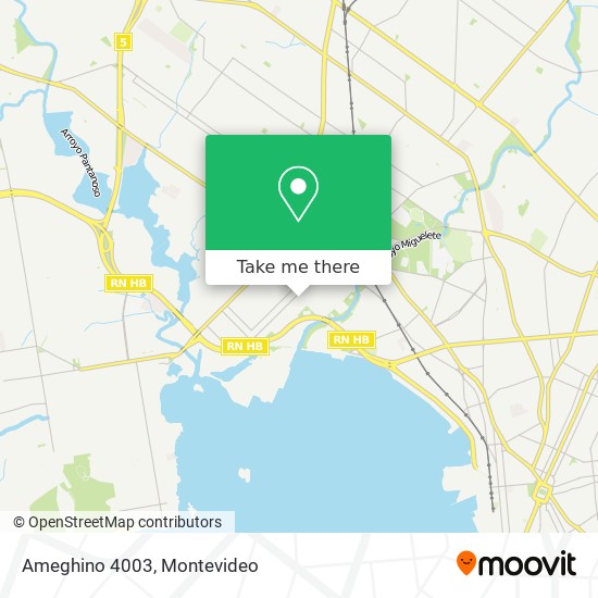 Ameghino 4003 map
