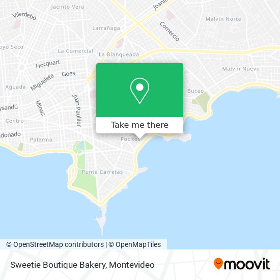 Sweetie Boutique Bakery map
