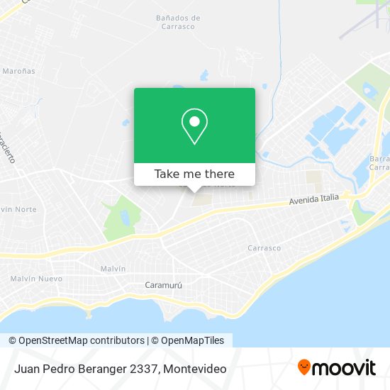 Juan Pedro Beranger 2337 map