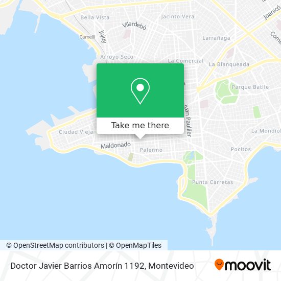 Doctor Javier Barrios Amorín 1192 map