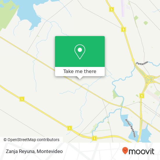 Zanja Reyuna map