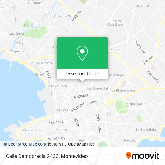 Calle Democracia 2433 map