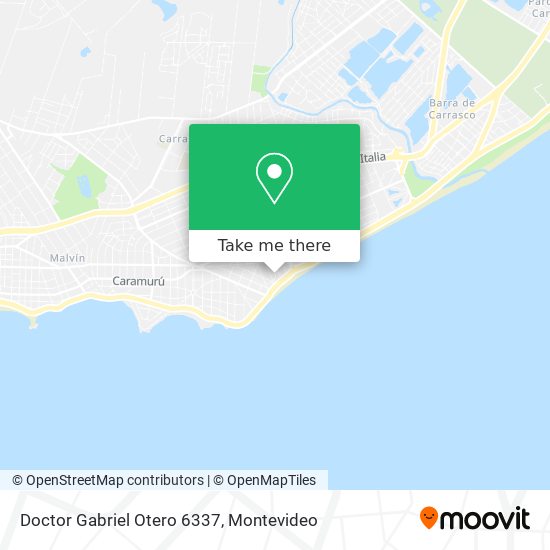 Doctor Gabriel Otero 6337 map